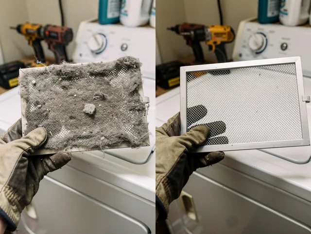 Professional lint trap cleaning by Norwell Dryer Vent Cleaning in Norwell