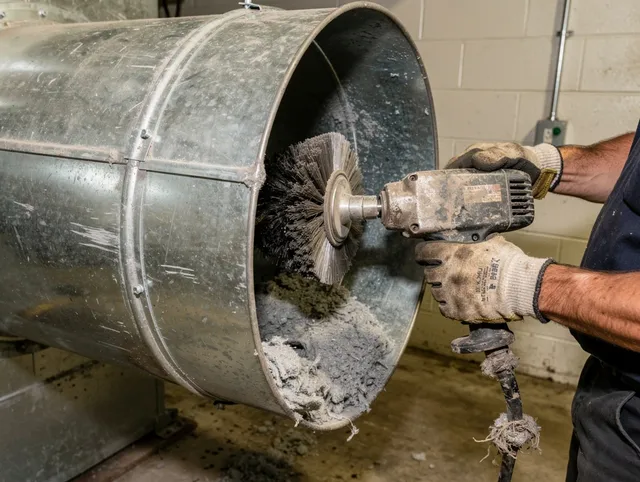 Industrial-grade dryer vent cleaning by Norwell Dryer Vent Cleaning in Norwell